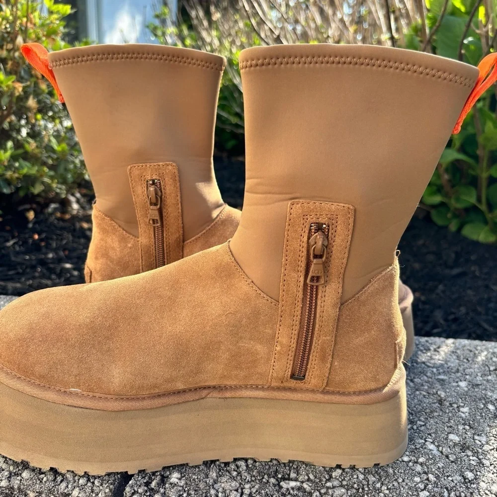 UGG NEW Classic Dipper Platform Boots Size 10